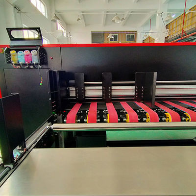 CMYK Renkli Baskı Makinesi Oluklu Kutu Dijital Baskı Makinesi