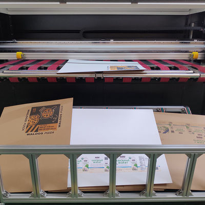 Oluklu Kutu Mürekkep Püskürtmeli Yazıcı için 15KW Cmyk Renkli Baskı Makinesi Dijital Yazıcı